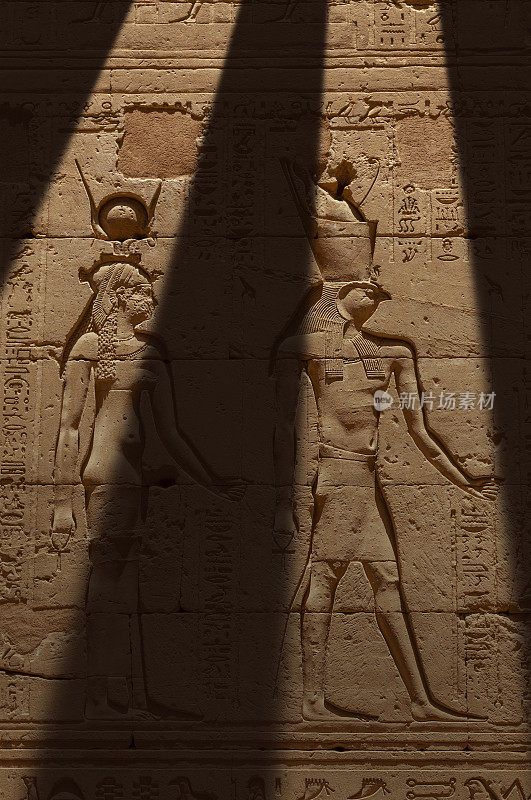 Kom Ombo神庙的埃及象形文字